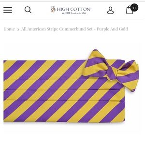 All American Stripe Cummerbund